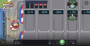 Демонстрација трке путањом са кокошкама